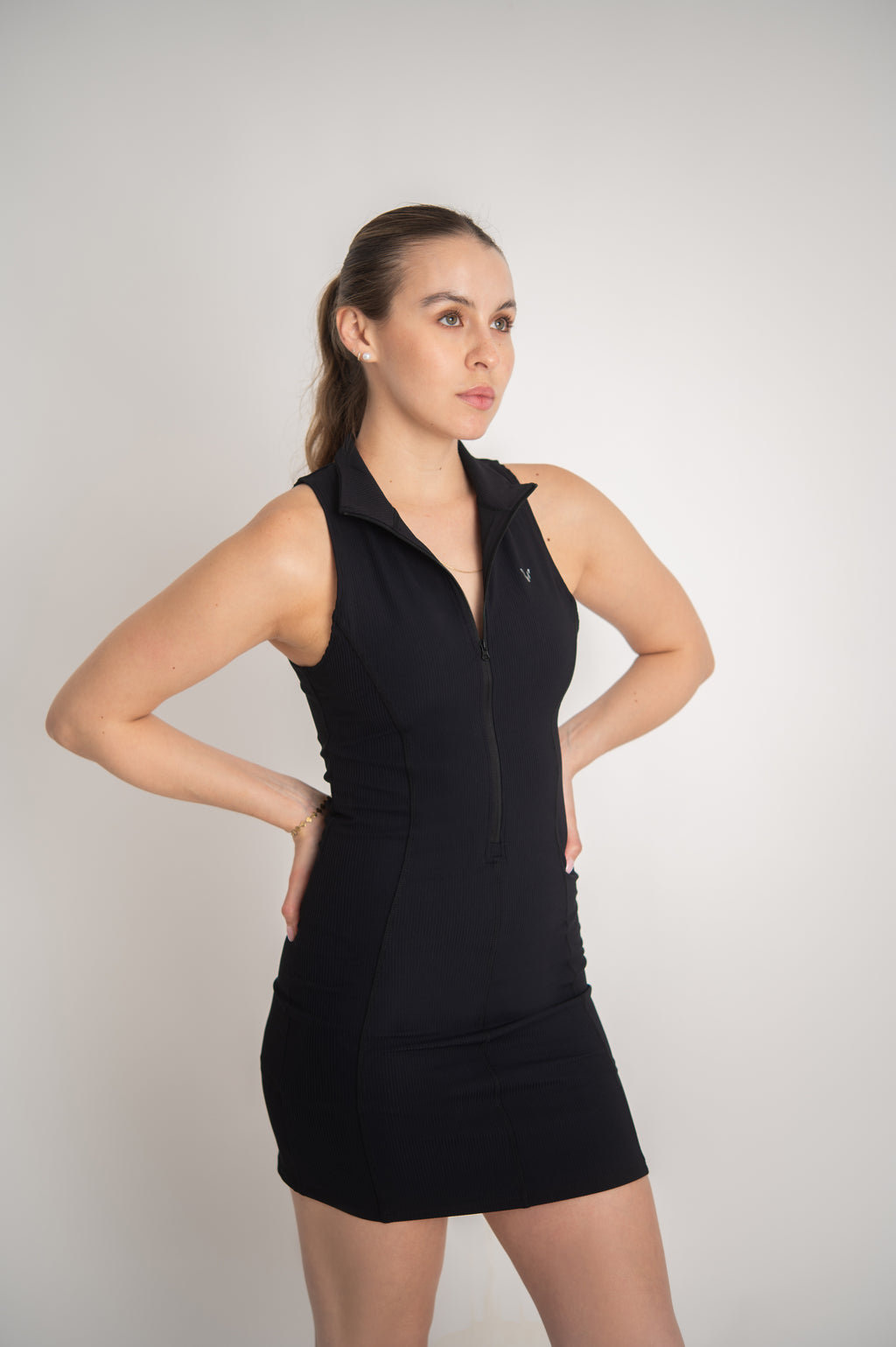 MOCK NECK DRESS