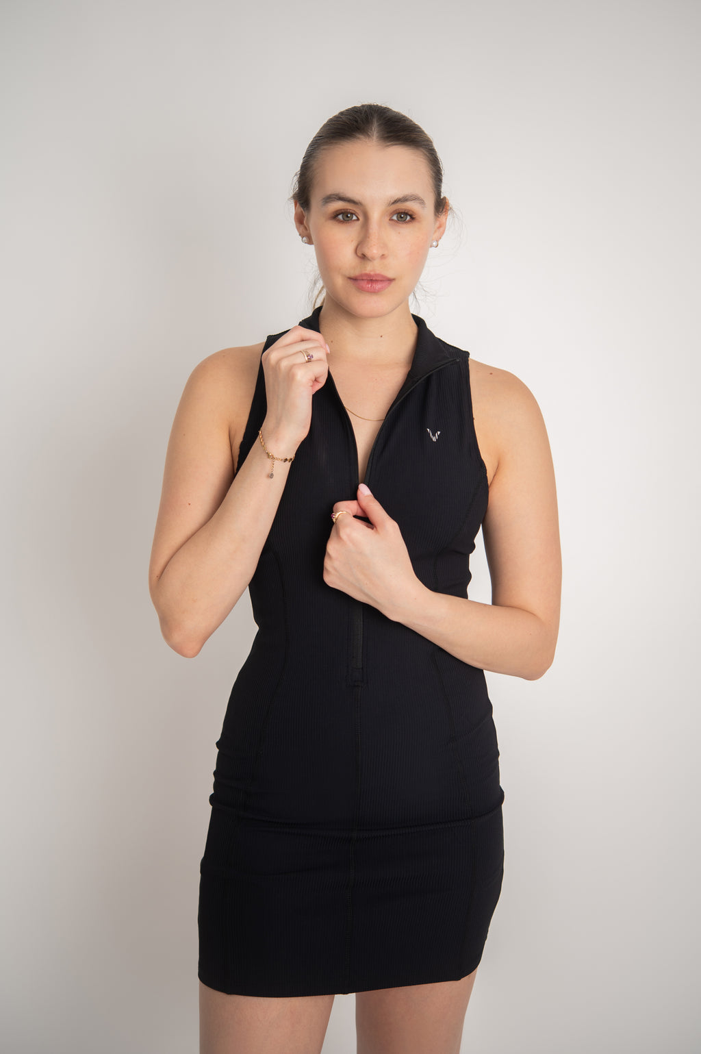 MOCK NECK DRESS
