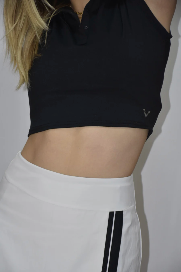 SEELVELESS CROPPED POLO